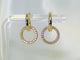 Round 18k Gold plated Earring - Sweetas Trends