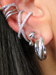 Double-Shape Platinum plated Ear Cuff (1 Unit) - Sweetas Trends