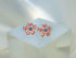 Pink Flower 925 Sterling Silver Stud