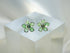 Green Flower 925 Sterling Silver Earring