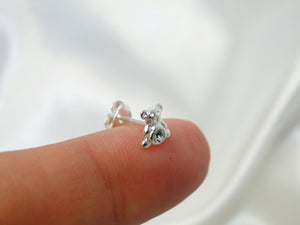 Crystal Bear 925 Sterling Silver Earrings - Sweetas Trends