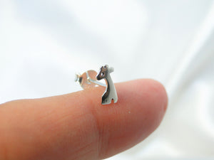 Giraffe 925 Sterling Silver Earrings - Sweetas Trends