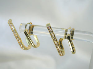 Geometric Golden Earrings - Sweetas Trends
