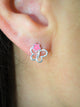 Pinky Butterfly 925 Sterling Silver Earring - Sweetas Trends