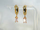 Square 14K Gold plated Huggie Hoops
