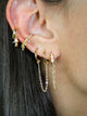 Jen Sterling Silver Gold plated Tassel Earring