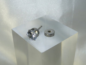 6mm Silver Screw Piercing