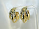 Gold Small Layered Hoops Earring