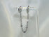 Natty Sterling Silver Chain Earring