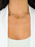 Sweetas 18K Gold plated Curb Chain Necklace