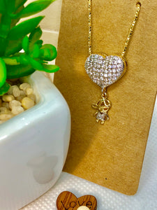 Boy Zircon 18k Gold-plated Necklace - Sweetas Trends