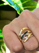 Black Zircon 18k Gold-plated Ring - Sweetas Trends