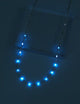 Glow in the Dark Silver Necklace