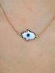 Evil Eye Gold Necklace - Sweetas Trends