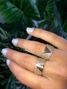 Megan Zircon 18k Gold plated Ring - Sweetas Trends