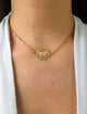 Medusa Single Medal 18k Gold plated Necklace - Sweetas Trends